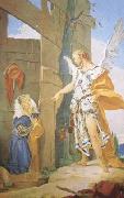 Giovanni Battista Tiepolo Sarah and the Archangel (mk08) France oil painting artist